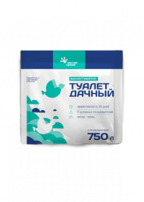 Биоактиватор Туалет дачный 750л 30г