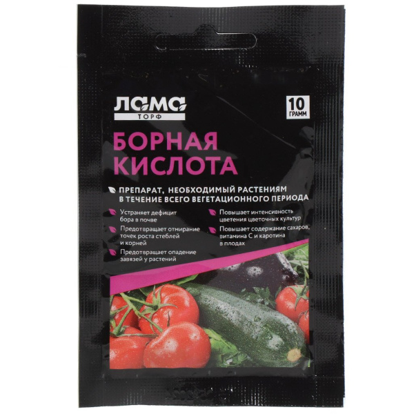 Борная кислота Лама Торф 10г Борная кислота Лама Торф 10г