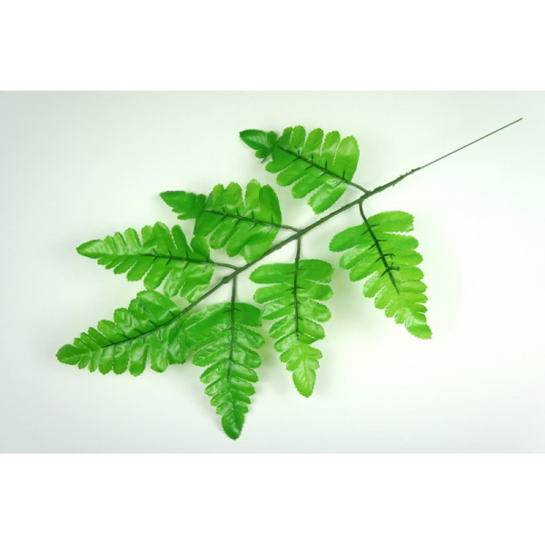 Ветка папоротника 7листьев Н=37см арт. ЗК037з (самовывоз и курьер по Минску)