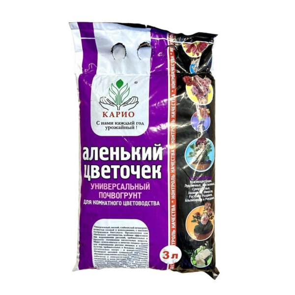 Грунт Карио Аленький Цветочек 3л Грунт Карио Аленький Цветочек 3л