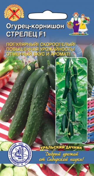 Огурец Стрелец F1 корнишон УД 10шт Огурец Стрелец F1 корнишон УД 10шт