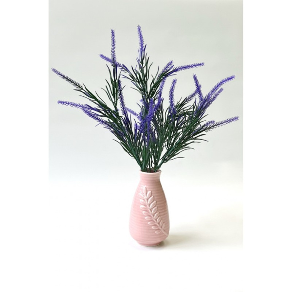 Ветка декоративная "лаванда" из пластика 40см арт. ВД04 в асс-те (самовывоз и курьер по Минску)