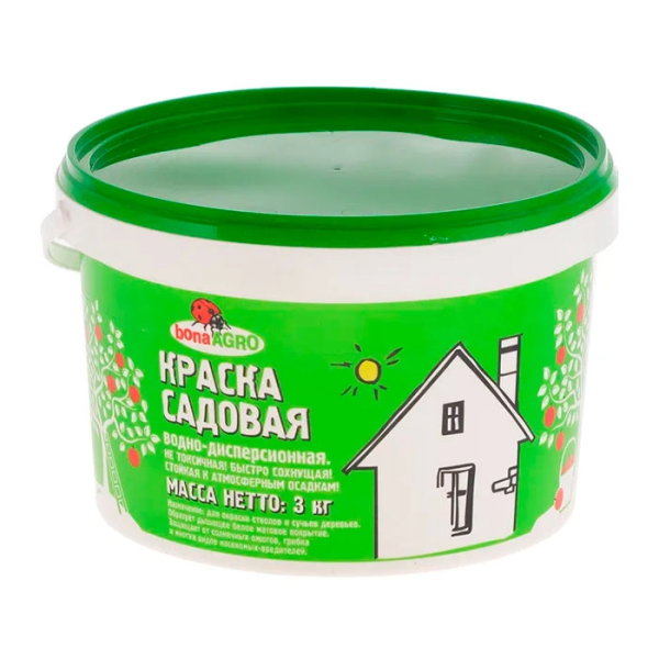 Краска садовая bonaAgro 3кг Краска садовая bonaAgro 3кг