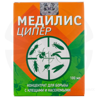 Медилис ЦИПЕР Инсектицидное средство 100мл (2фл х 50мл) Медилис ЦИПЕР Инсектицидное средство 100мл (2фл х 50мл)
