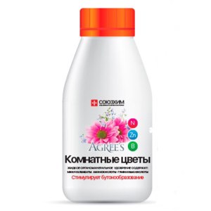 Жидкое органоминеральное удобрение Agree`s КОМНАТНЫЕ ЦВЕТЫ 0,25 л