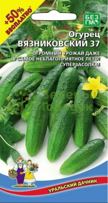 Огурец Вязниковский 37 УД 10шт +50% БЕСПЛАТНО Огурец Вязниковский 37 УД 10шт +50% БЕСПЛАТНО