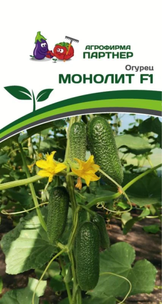Огурец МОНОЛИТ F1 2-ной пак. 5шт Огурец МОНОЛИТ F1 2-ной пак. 5шт