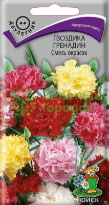 Гвоздика Гренадин Смесь окрасок (ЦВ) 0,25г Гвоздика Гренадин Смесь окрасок (ЦВ) 0,25г