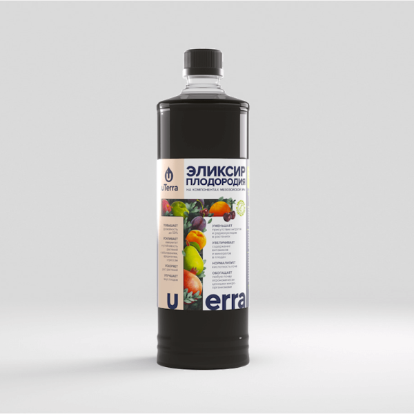 Удобрение органическое Эликсир плодородия. Здоровые фрукты uTerra 1л Удобрение органическое Эликсир плодородия. Здоровые фрукты uTerra 1л