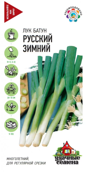 Лук батун Русский зимний Удачные семена ГВ 0,5г