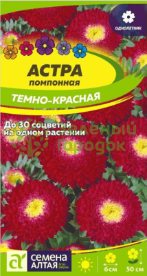 Астра Помпонная Темно-красная SA 0,2г Астра Помпонная Темно-красная SA 0,2г