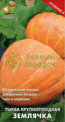 Тыква Землячка крупноплодная (ЦВ) 10шт Тыква Землячка крупноплодная (ЦВ) 10шт