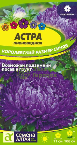 Астра пионовидная Королевский размер Синяя SA 0,2г Астра пионовидная Королевский размер Синяя SA 0,2г