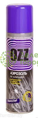 OZZ средство репеллентно-акарицидное от клещей в аэрозольной упаковке ...