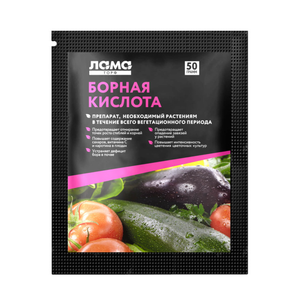Борная кислота Лама Торф 50г Борная кислота Лама Торф 50г