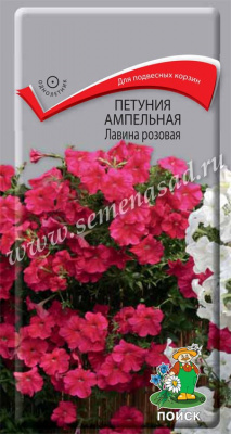 Петуния ампельная Лавина розовая (ЦВ) 10шт Петуния ампельная Лавина розовая (ЦВ) 10шт