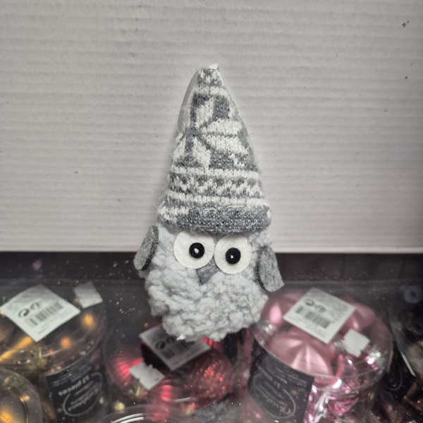 Фигура новогодняя, полиэстер, с подвесом, асс/8, 4х10 см, арт. 520495