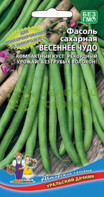 Фасоль Весеннее чудо сахарная УД 10шт