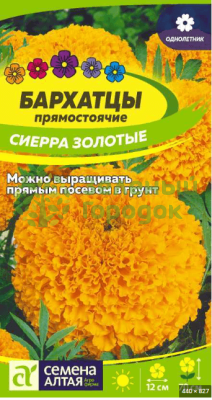 Бархатцы Сиерра Золотые SA 0,3г Бархатцы Сиерра Золотые SA 0,3г