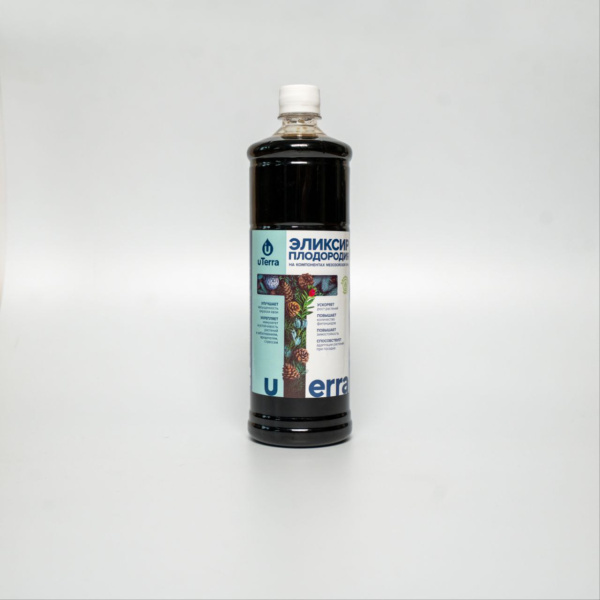 Удобрение органическое Эликсир плодородия. Здоровая хвоя uTerra 1л Удобрение органическое Эликсир плодородия. Здоровая хвоя uTerra 1л
