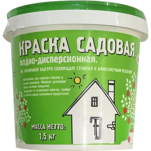 Краска садовая bonaAgro 1,5кг Краска садовая bonaAgro 1,5кг