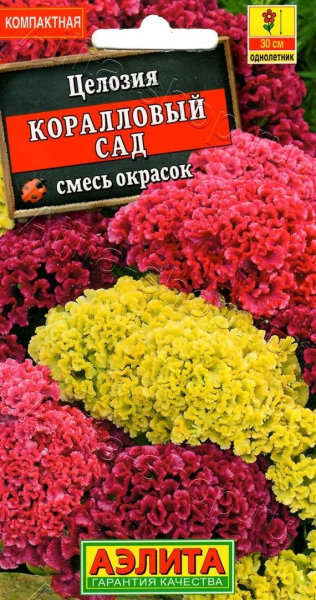 Целозия гребенчатая Коралловый сад смесь АЭ 0,2г Целозия гребенчатая Коралловый сад смесь АЭ 0,2г