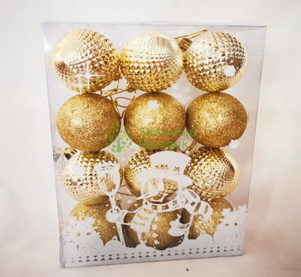 Елочное украшение «ШАР» (5см, набор 12 шт) WRB22-376