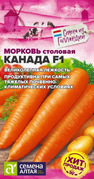 Морковь Канада F1 Bejo (Голландские Семена) SA 0,2г Морковь Канада F1 Bejo (Голландские Семена) SA 0,2г