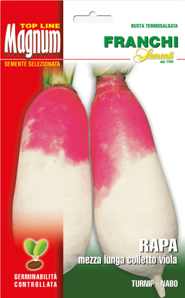 Репа белая с фиолетовой шейкой Италия 12г