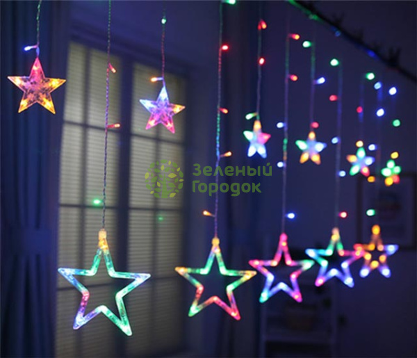 Гирлянда CL-15 c контроллером светодиод разноцветный 138л 2,5м