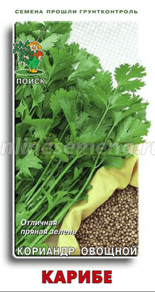 Кориандр Карибе овощной (ЦВ) 3г