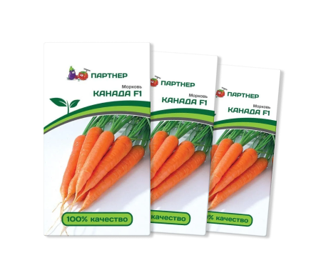 Морковь КАНАДА F1 (3 пакета по 0,5г)