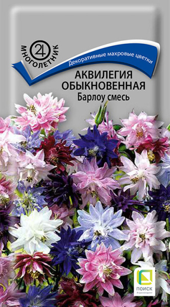 Аквилегия обыкновенная Барлоу смесь (ЦВ) 20шт Аквилегия обыкновенная Барлоу смесь (ЦВ) 20шт
