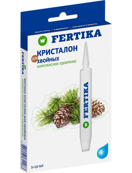Минеральное удобрение Фертика "Кристалон для Хвойных жидкий" 5*10мл Минеральное удобрение Фертика "Кристалон для Хвойных жидкий" 5*10мл