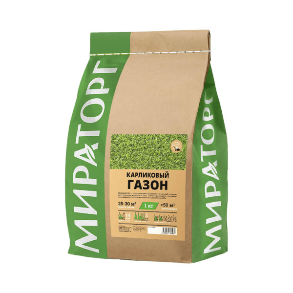 Семена газонных трав Мираторг «Карликовый газон» 1кг