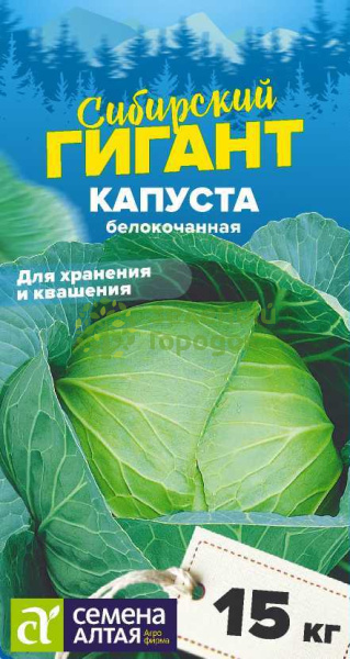 Капуста б/к Сибирский Гигант SA 0,5г Капуста б/к Сибирский Гигант SA 0,5г