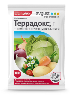 Инсектицид Террадокс от комплекса почвенных вредителей 100г Инсектицид Террадокс от комплекса почвенных вредителей 100г
