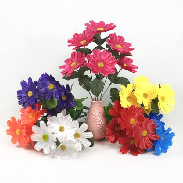 Букет космеи атласной 6 голов 33см арт. БС137 (самовывоз и курьер по Минску)