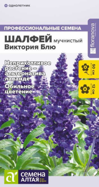 Шалфей Виктория Блю мучнистый SA 10шт