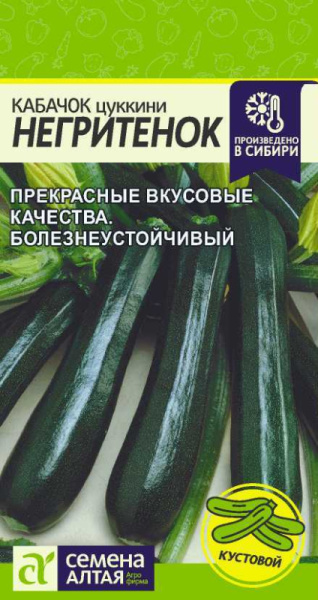 Кабачок Негритенок цукини SA 2г Кабачок Негритенок цукини SA 2г