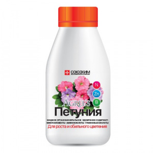Жидкое органоминеральное удобрение Agree`s ПЕТУНИЯ 0,25 л