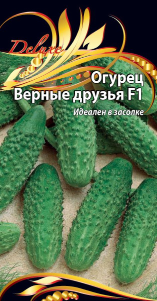 Огурец Верные друзья F1 Deluxe ВХ 0,25г Огурец Верные друзья F1 Deluxe ВХ 0,25г