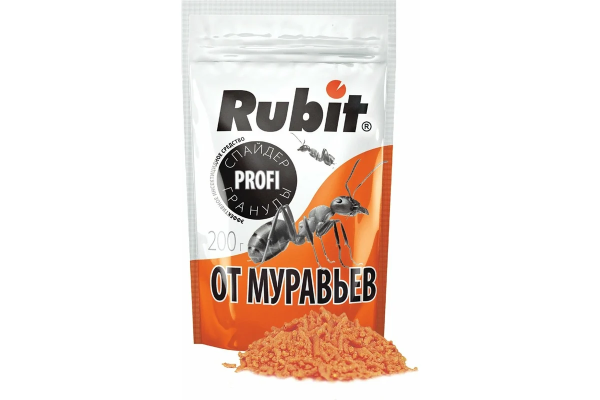 Средство от муравьев Rubit Спайдер гранулы 200г Средство от муравьев Rubit Спайдер гранулы 200г