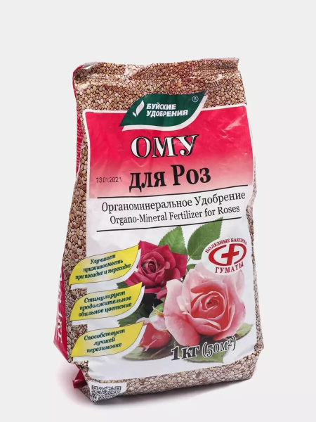 Буйские Удобрения ОМУ для роз 1кг Буйские Удобрения ОМУ для роз 1кг