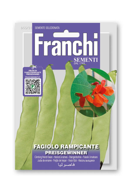 Фасоль вьющаяся Изумрудная Италия 30г