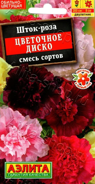 Шток-роза Цветочное диско смесь АЭ 0,3г