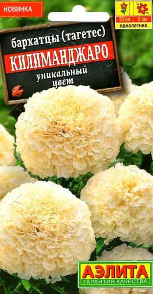 Бархатцы Килиманджаро прямостоячие АЭ 0,05г