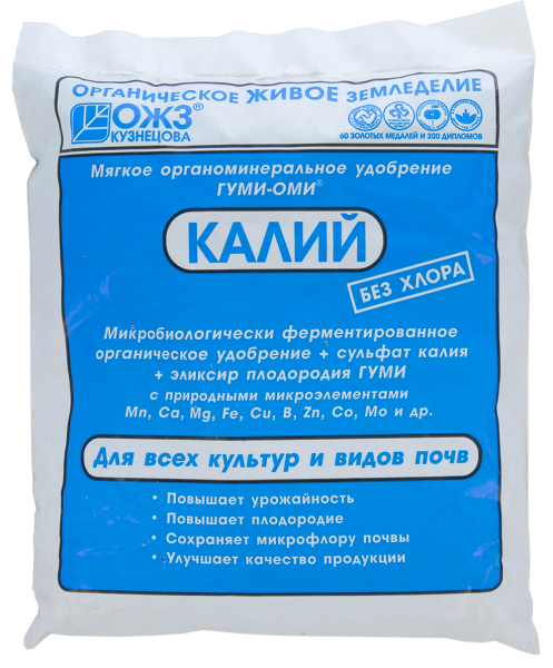 Удобрение Гуми-Оми Калий (Сульфат калия) 0,5кг Удобрение Гуми-Оми Калий (Сульфат калия) 0,5кг