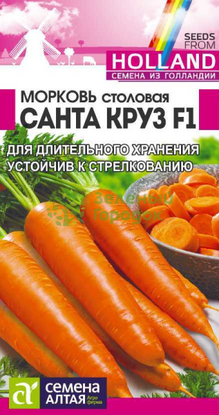 Морковь Санта Круз F1 Seminis (Голландские Семена) SA 0,3г Морковь Санта Круз F1 Seminis (Голландские Семена) SA 0,3г