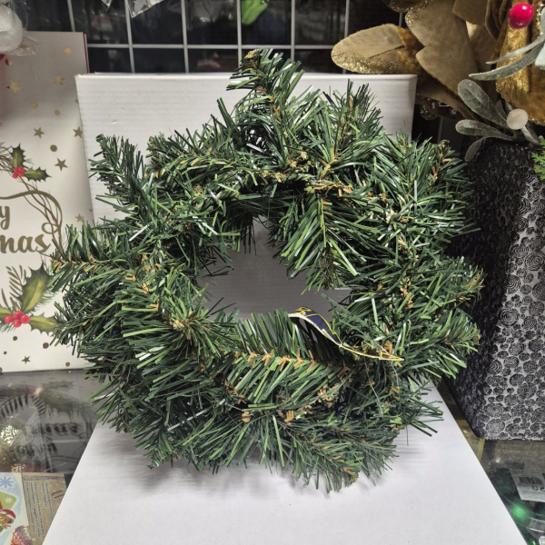 Венок из искусственной хвои DAKOTA, пластик, 30 см, арт. 51022 (только самовывоз)